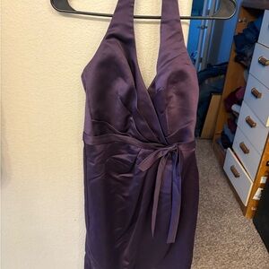 Purple Halter Dress